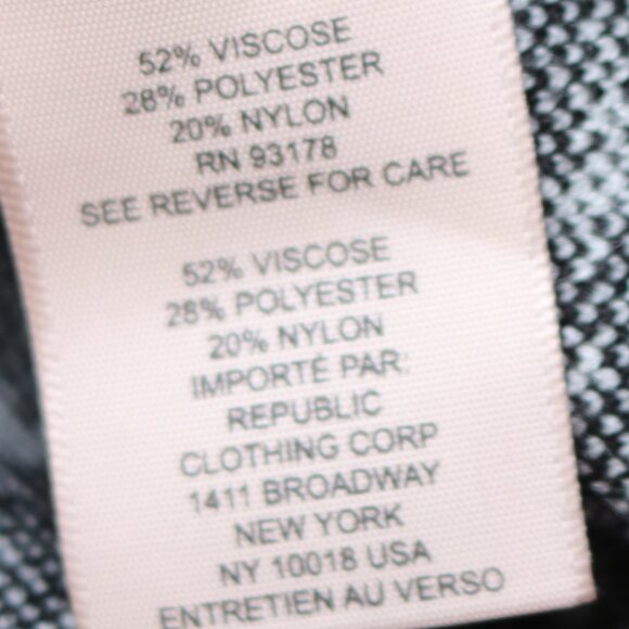 NEW Philosophy Plus Size Black Houndstooth V-Neck Viscose  Blend Sweater Sz 2X - Picture 10 of 10